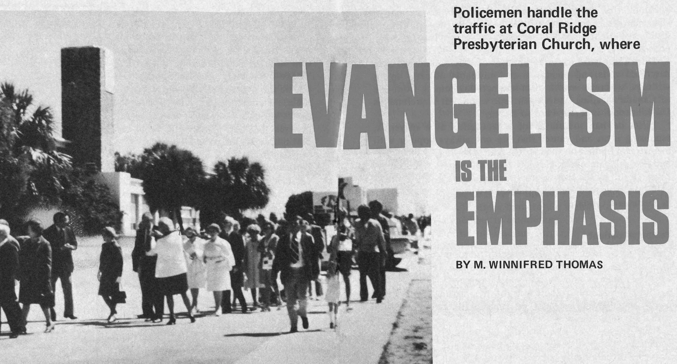 Pastor D. James Kennedy durante seus primeiros anos em Fort Lauderdale